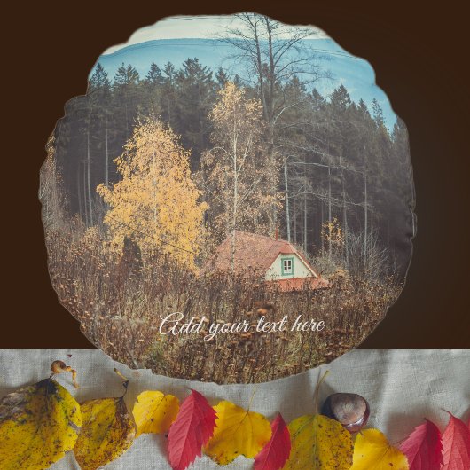 孤独なコテージ ラウンドクッション