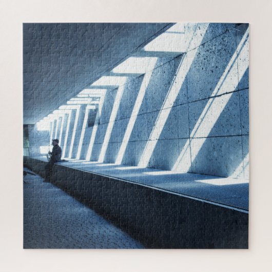 孤独なサックスのプレーヤー – 20x20 - 676個 ジグソーパズル (縦)