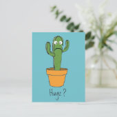 孤独なサボテンがハグ漫画を気のあるそぶりをした必要 ポストカード (スタンド正面)