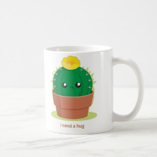 孤独なサボテン コーヒーマグカップ