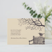 孤独なスズメ忌避サンキューカード 招待状 (スタンド正面)