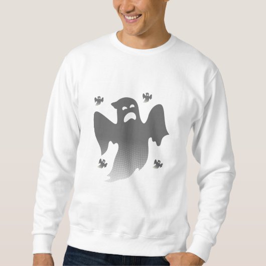 孤独なスピリットスクワッド – 悲しい幽霊と友人 スウェットシャツ (正面)