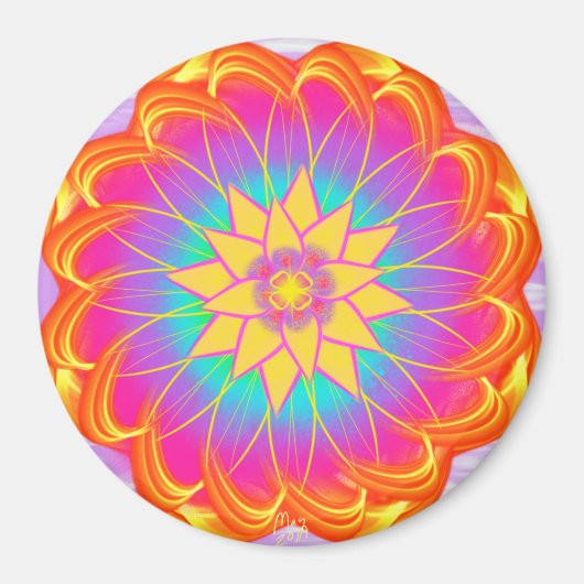 孤独なスーパースターby pwrflwr マグネット (正面)