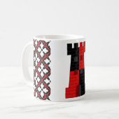 孤独なタワーポピュレースバッジのバーロニー コーヒーマグカップ (正面左)