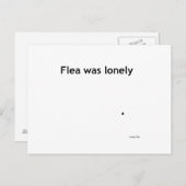 孤独なノミのポストカード ポストカード (正面/裏面)