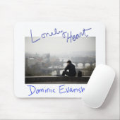 孤独なハートのマウスパッド マウスパッド (マウス)