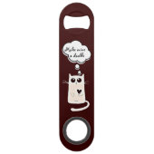 孤独なハート猫 スピード栓抜き (裏面)