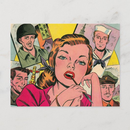 孤独なハート ポストカード (正面)