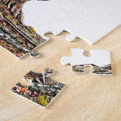 孤独なヒノキ ジグソーパズル (側面)