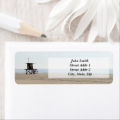 孤独なビーチ差出人住所ラベル ラベル (インサイチュ)