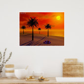 孤独なビーチ ポスター (キッチン)