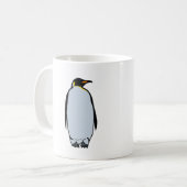 孤独なペンギンのマグ コーヒーマグカップ (正面左)