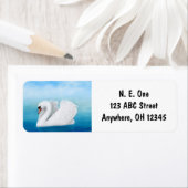 孤独なミュートスワンのラベル ラベル (インサイチュ)