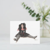 孤独な人形はがき ポストカード (スタンド正面)