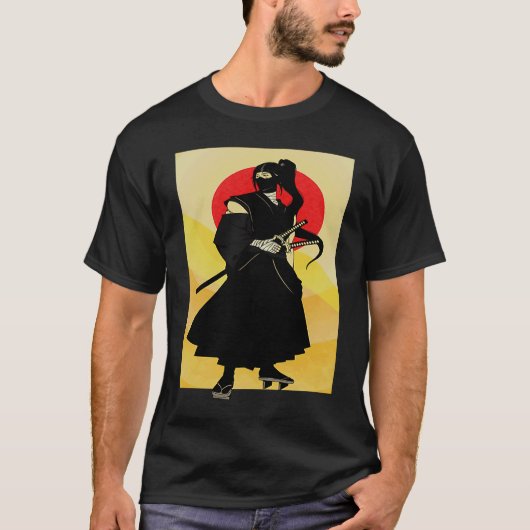 孤独な侍の剣士2剣スタイル浪人詐欺 Tシャツ (正面)