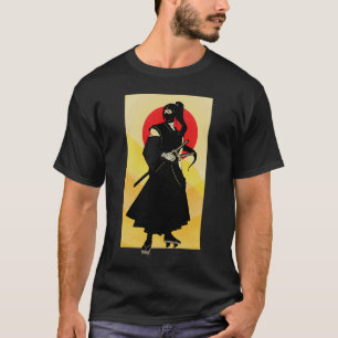 孤独な侍の剣士2剣スタイル浪人詐欺 Tシャツ
