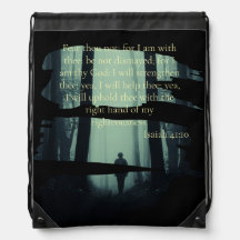 孤独な兵士イザヤ41:10信仰バックパック