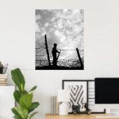 孤独な兵士 ポスター (ホームオフィス)