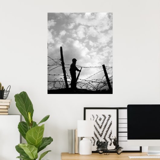 孤独な兵士 ポスター (ホームオフィス)