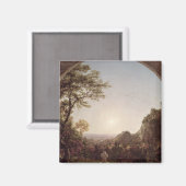 孤独な十字架， 1845 マグネット (正面/裏面)