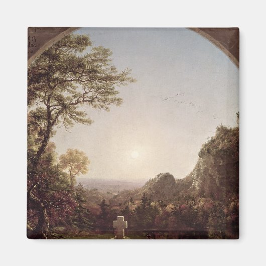 孤独な十字架， 1845 マグネット (正面)