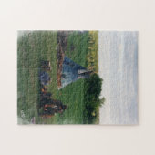 孤独な原産のアメリカインディアン ジグソーパズル (横)