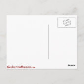 孤独な図書館カード ポストカード (裏面)