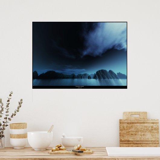 孤独な夜 ポスター (キッチン)