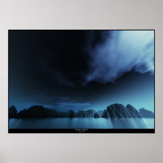 孤独な夜 ポスター (正面)