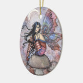 孤独な妖精イソベル幻想アート セラミックオーナメント (左)