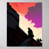 孤独な姿 ポスター (正面)