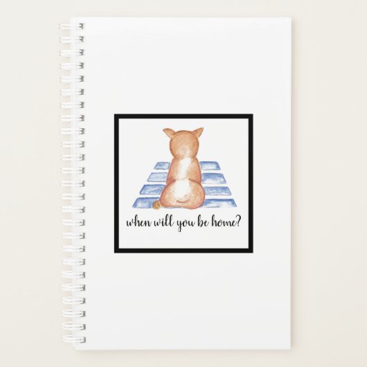 孤独な小犬 プランナー手帳 (正面)