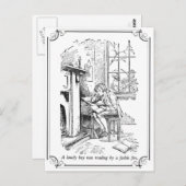 孤独な少年 ポストカード (正面/裏面)