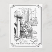 孤独な少年 ポストカード (正面)