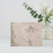 孤独な山のシンダリンの地図 ポストカード (スタンド正面)