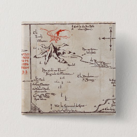 孤独な山 缶バッジ (正面)