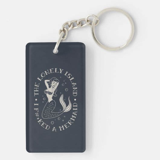 孤独な島の人魚 キーホルダー (裏面)