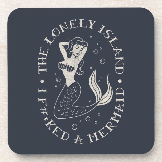 孤独な島の人魚 コースター (正面)