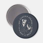 孤独な島の人魚 マグネット (正面/裏面)