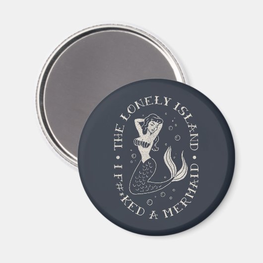 孤独な島の人魚 マグネット (正面/裏面)