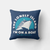 孤独な島-見てみて下さい クッション (裏面)