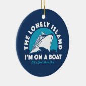 孤独な島-見てみて下さい セラミックオーナメント (右)