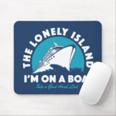 孤独な島-見てみて下さい マウスパッド (マウス)