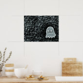 孤独な幽霊アート ポスター (キッチン)