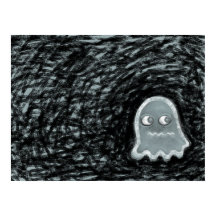 孤独な幽霊アート