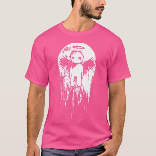 孤独な悲しいエモゴシックエンジェル 1 Tシャツ (正面)