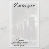 孤独な散歩 便箋 (正面)