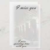 孤独な散歩 便箋 (正面/裏面)