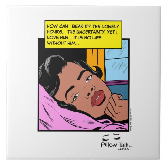 孤独な時間の反映 バレンタイン ロマンス タイル (正面)