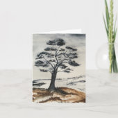 孤独な木 カード (正面)